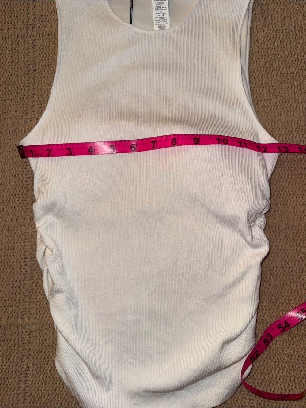 Alo Ribbed En Pointe Tank - Picture 4 of 8